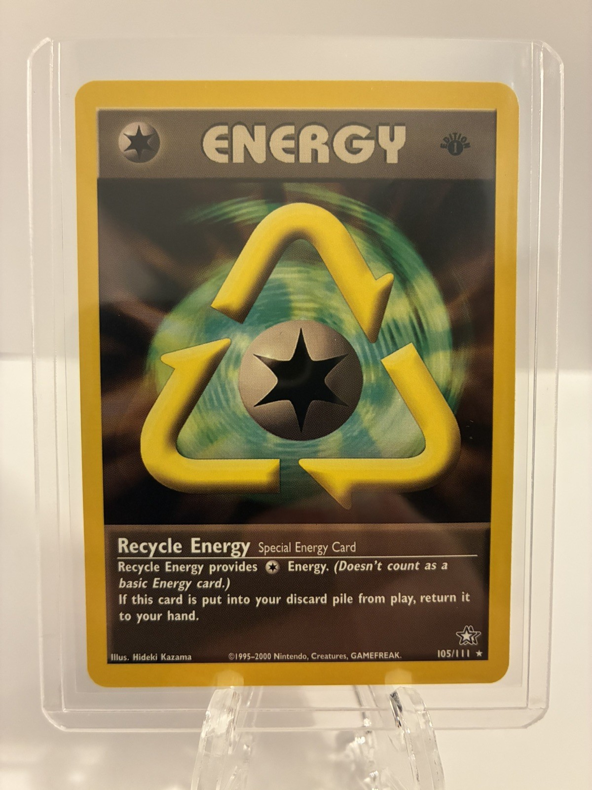 Pokemon Recycle Energy 105/111 Neo Genesis 1st Edition Rare NM