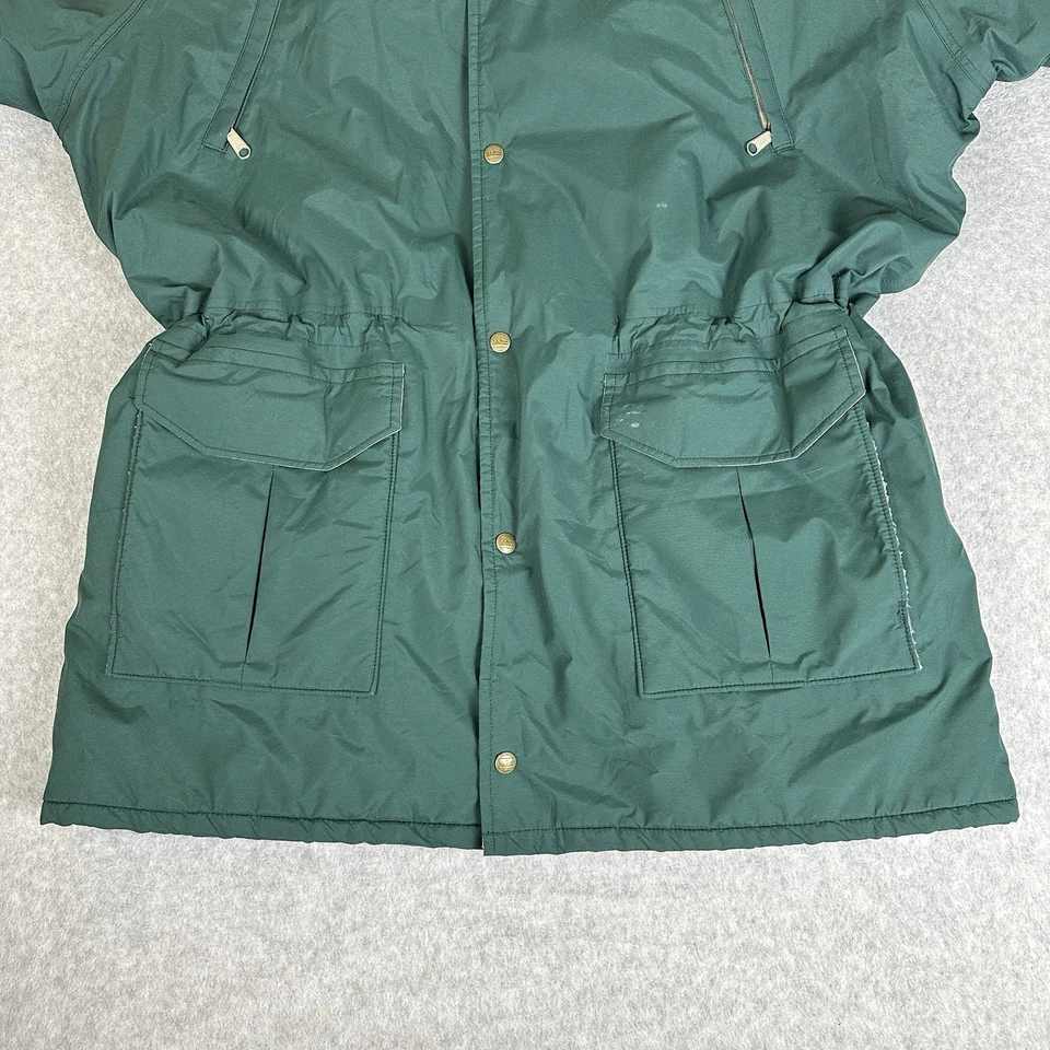 Vtg LL Bean Maine Warden's Parka Green Men's XL Tall Goretex Thinsulate Coat USA - Image 4 of 4