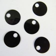 Sequins Black Large Hole Paillettes/Flat 20mm 100/ 500 25 Off pieces