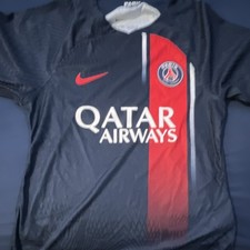 Nike Paris Saint-Germain PSG Soccer Football Jersey L Navy Red White