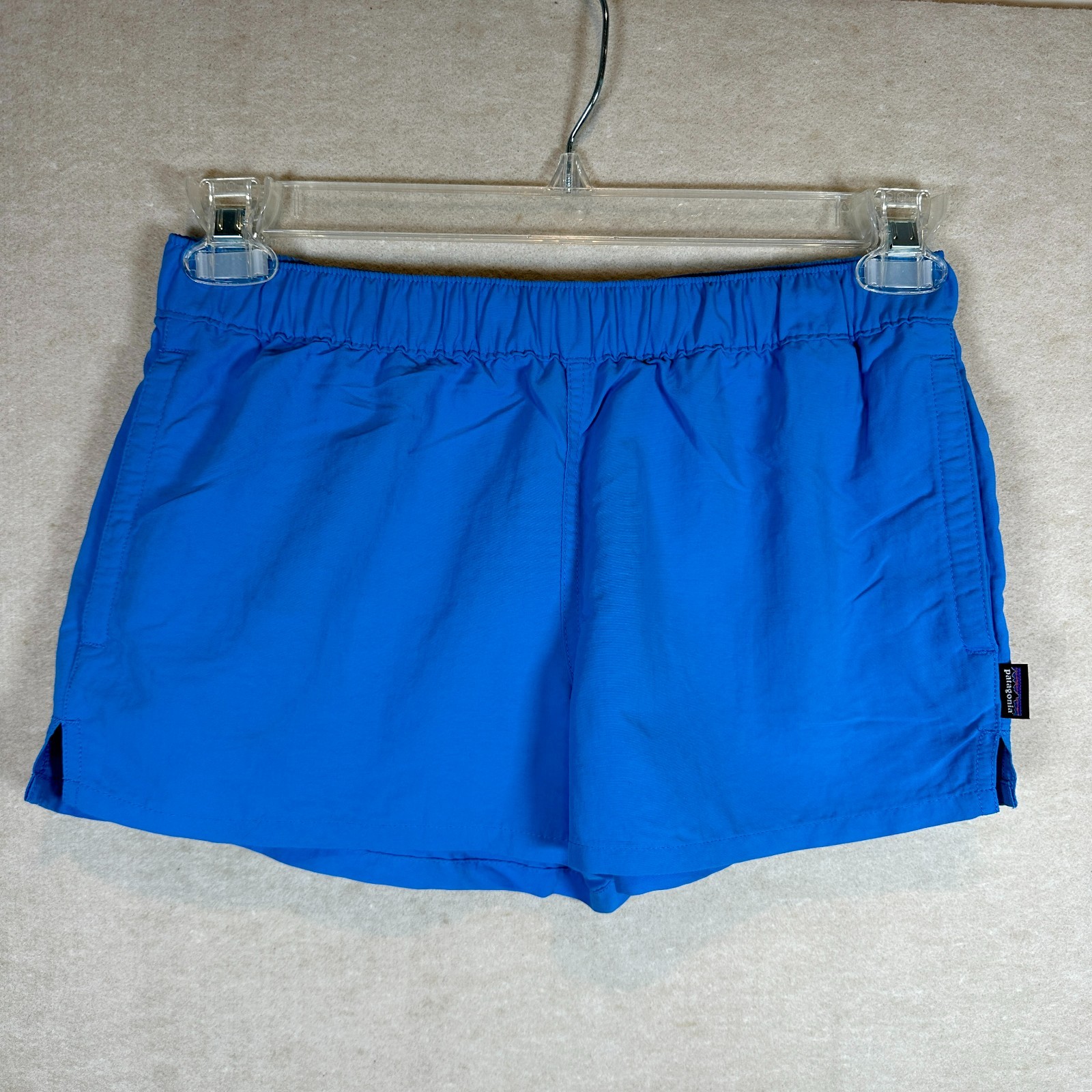 Patagonia Barely Baggies Running Shorts Womens Small Blue Activewear Gorpcore
