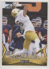 2018 Leaf Draft Gold Equanimeous St Brown #23 o6n