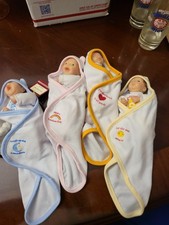 4 Ashton Drake Care Bear Doll Lot Life Like Blanket Wrapped Bundle Handfuls