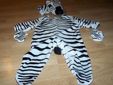 Baby Infant Size 18-24 Months Underwraps Zebra Horse Halloween Costume EUC