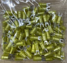 Panduit PNF10-6SLF-D Short Locking Fork Terminal, 12-10AWG #6 Stud, 0.91" PK/100