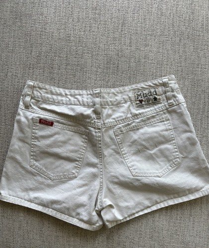 Vtg y2k Early 2000s MUDD ripstop cotton shorts sz 7 Beige Bratz - Picture 2 of 10