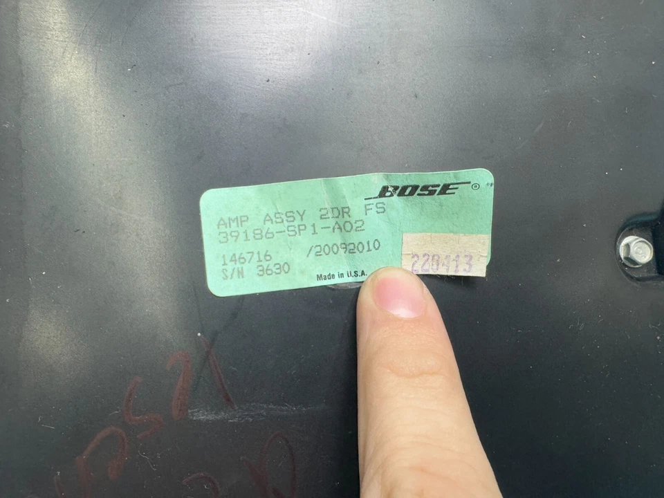 Amplificador de radio Acura Legend Bose 91-92 39186SP1A02 estéreo OEM amplificador Foto 2 de 4