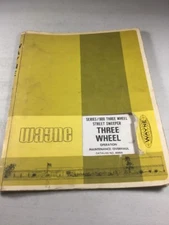 Wayne Series 900 Three Wheel Sweeper Operators & Maintenance Manual