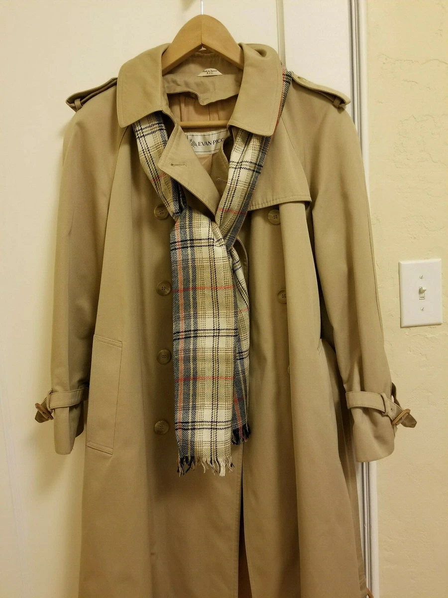 Evan Picone Classic Women s Trench Coat eBay