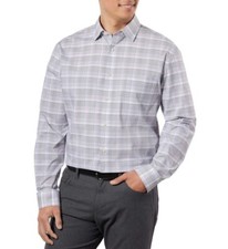 Calvin Klein Men s Dress Shirt Comfort Stretch Hidden Button Down Collar