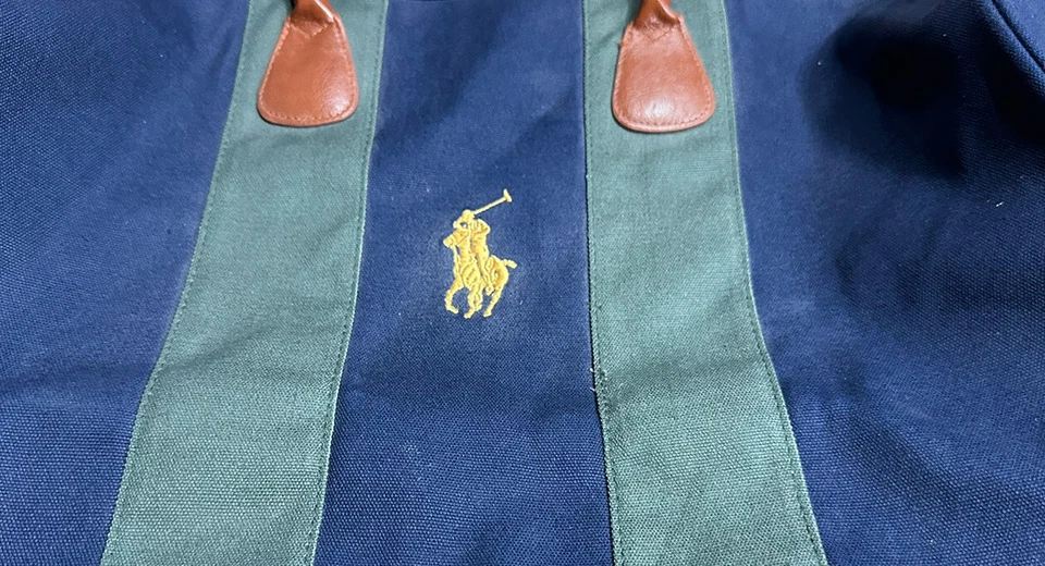 Ralph Lauren Fragrances Le Sac Black Duffle Bag Gym Bag Foto 2 de 4