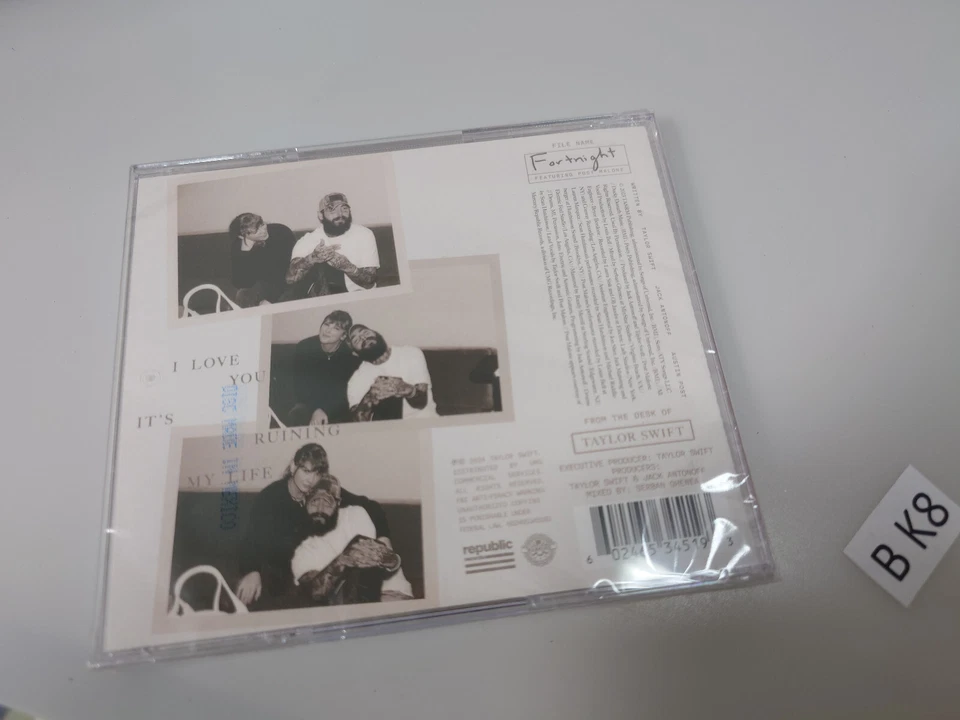 Fortnight Taylor Swift ft. Post Malone CD Single Neu / Originalverpackt - Bild 2 von 4