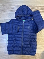 United Colors Of Benetton Boys Jacket Blue, size L in excellent Condition