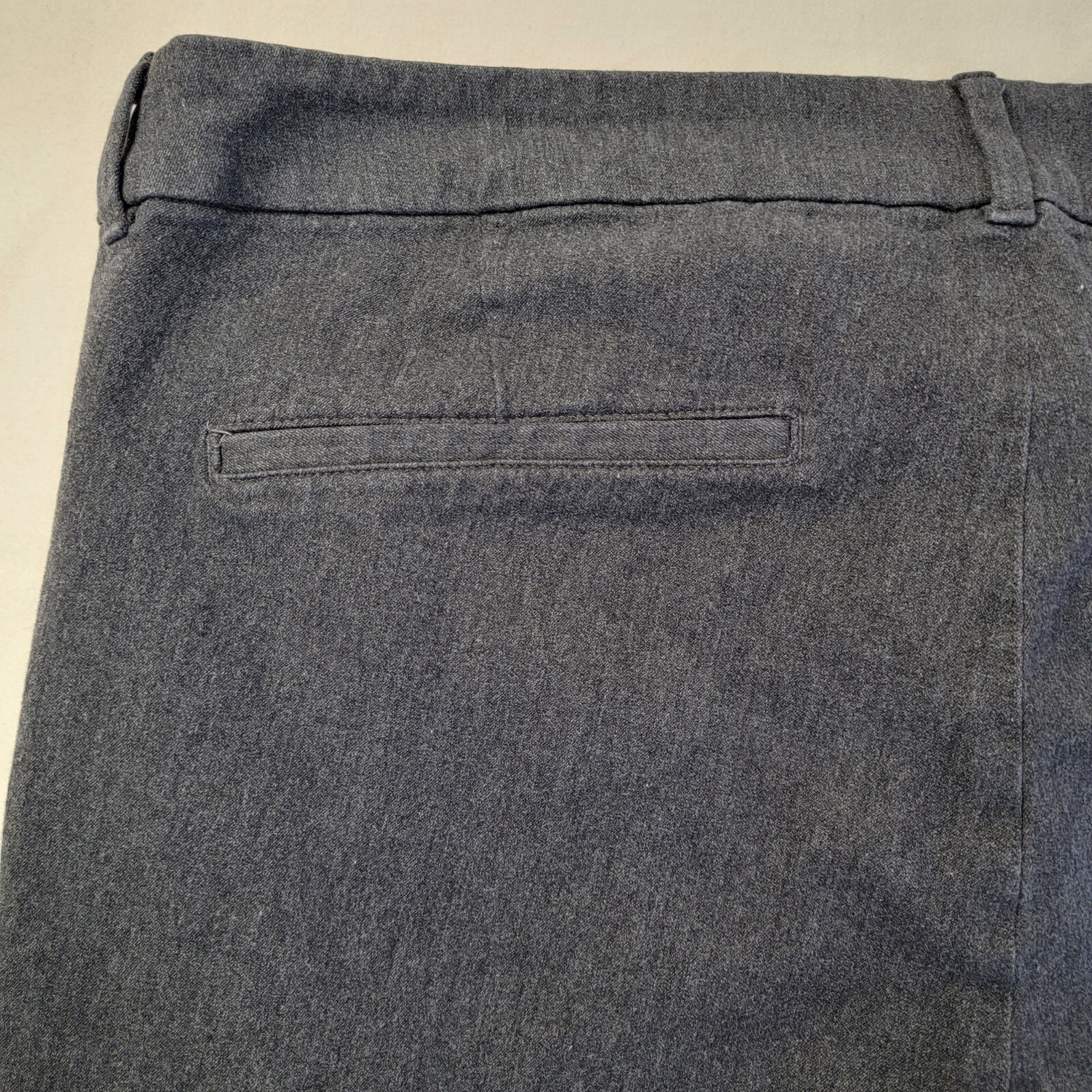 Old Navy High Rise Pixie Split Hem Gray Stretch D… - image 10