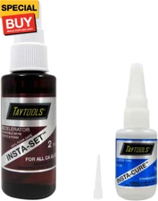 Bob Smith Industries Combo Pack with 1 OZ Thin Viscosity Insta-Cure TM Cyanoacry