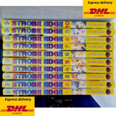Strobe Edge Manga by lo Sakisaka Vol 1-10 English Version Comic Book - Fast DHL