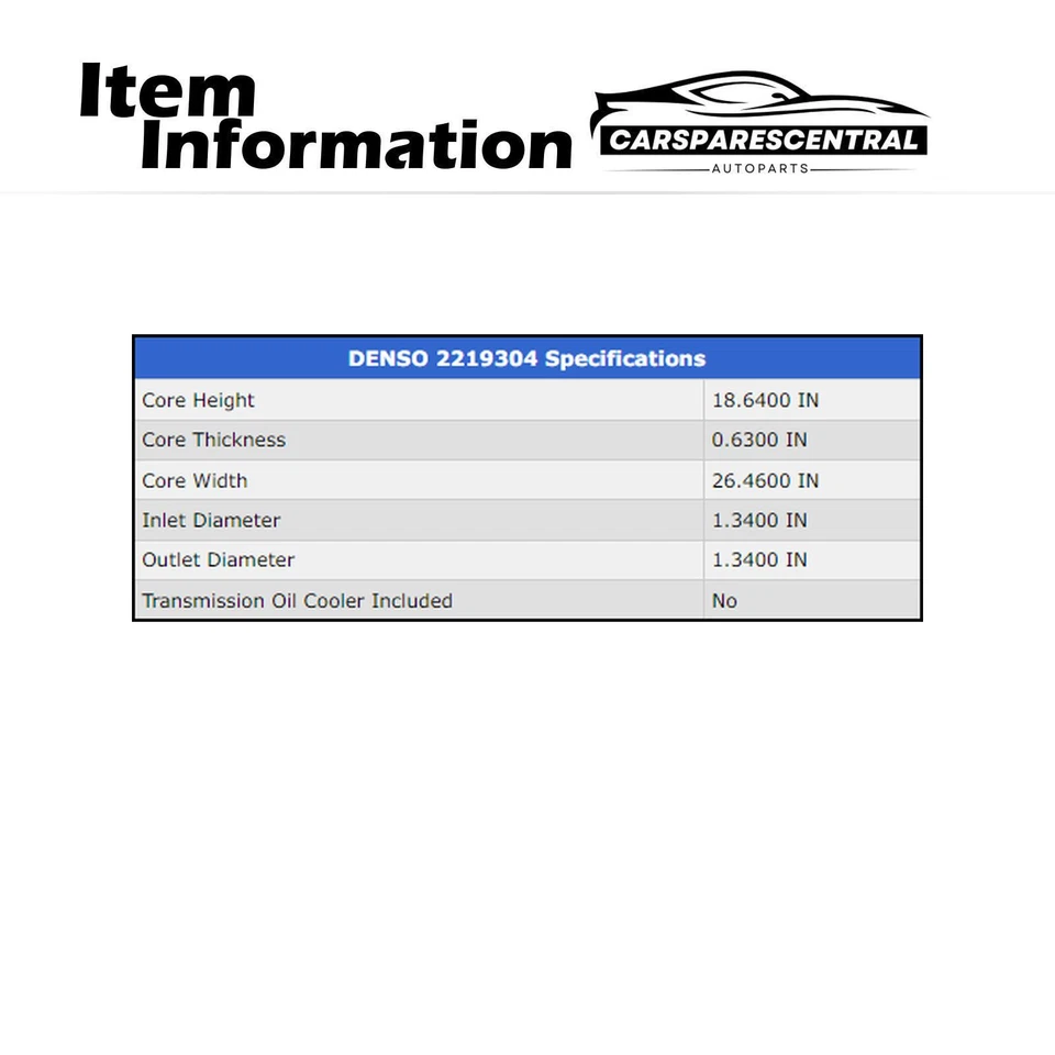 Радиатор для 2013 2014 Ford Fusion 2,0 л 2013 2014 Ford Fusion 1,6 л - Изображение 4 из 4