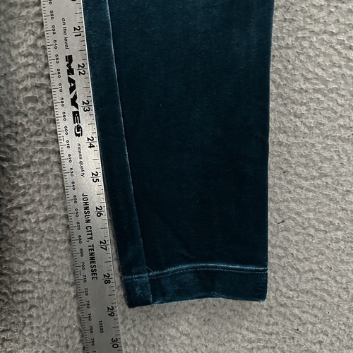Inc International Concepts Womens Legging Blue Small Mid Rise Velvet Skinny - Picture 8 of 16