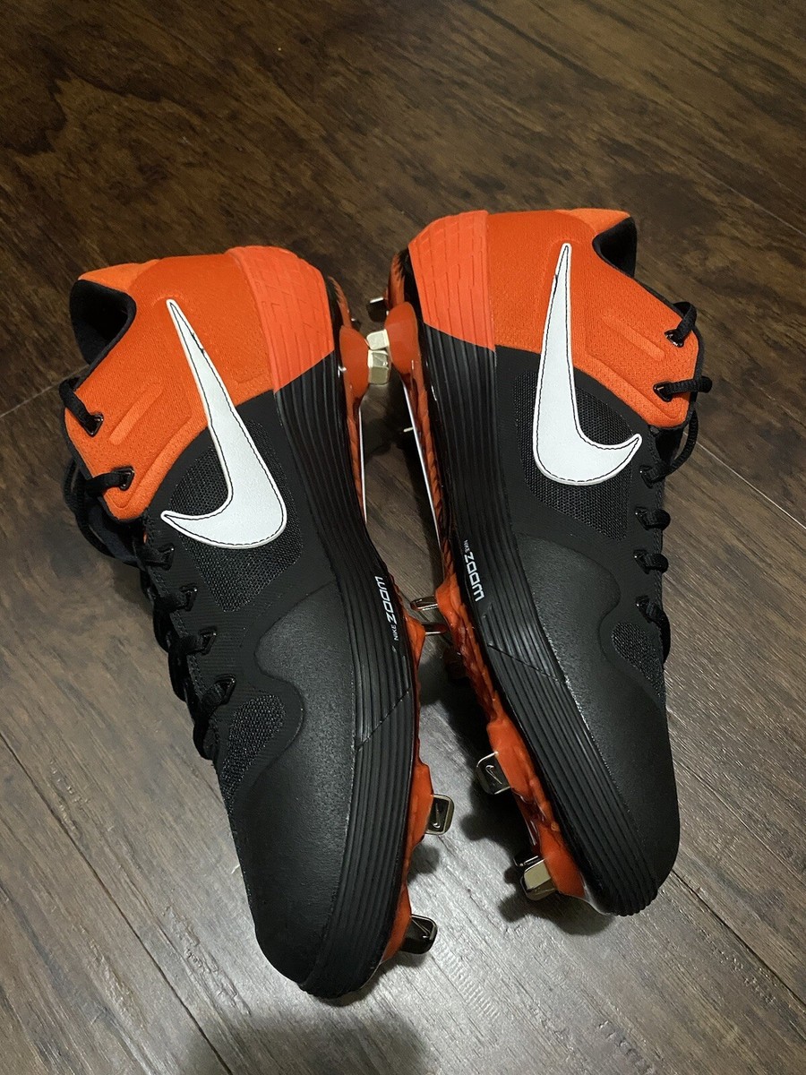 Nike Alpha Huarache Elite 2 Metal Baseball Cleats Black  display picture 1
