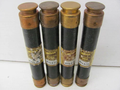 LOT OF 4 LIMITRON BUSSMANN CURRENT LIMITING FUSES KTS-S 20 600V 20A NEW(OTHER)