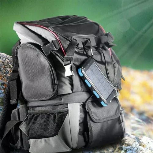 500000mAh Portable Solar Panel Dual USB External Battery Power Bank Pack Charger - Picture 5 of 12