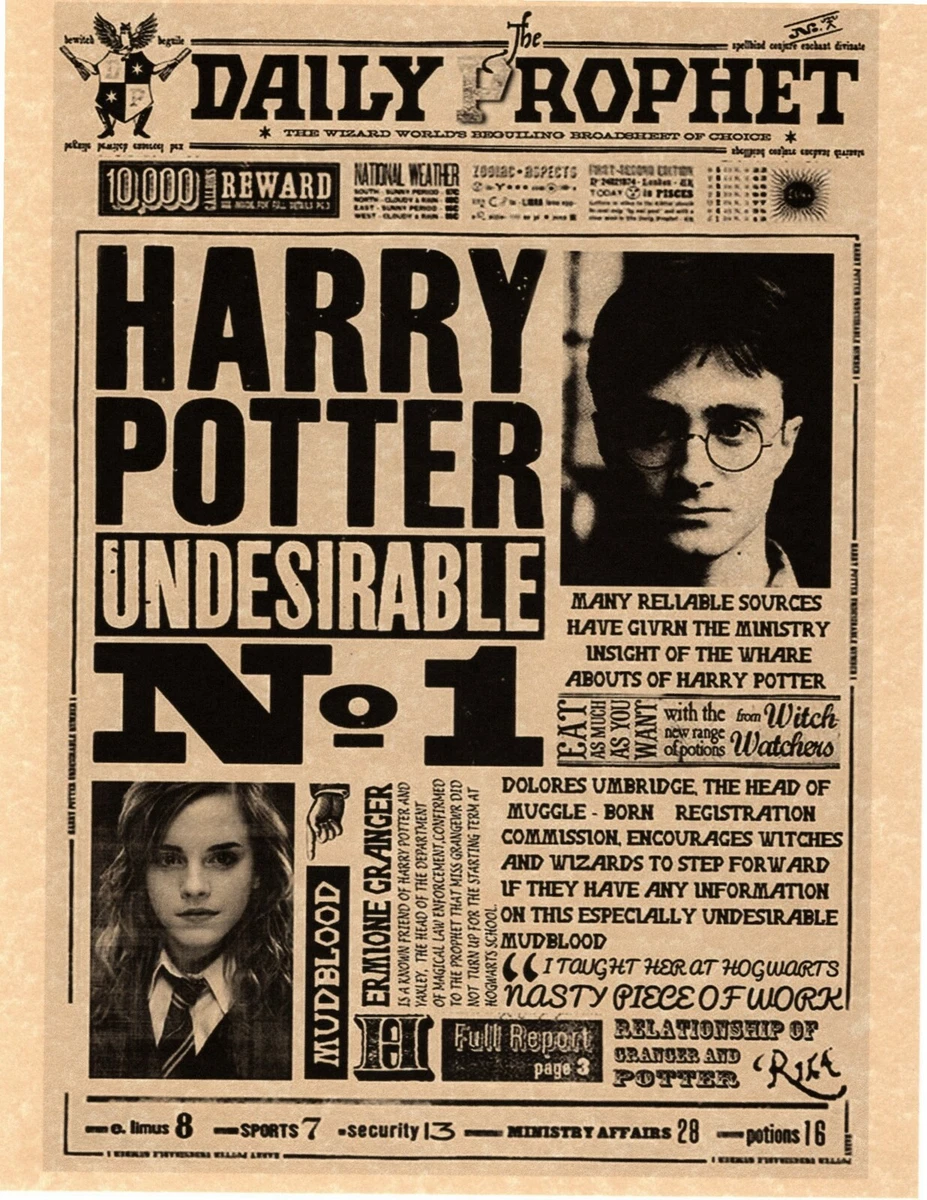 Harry Potter Wanted Poster - S L1200.webp