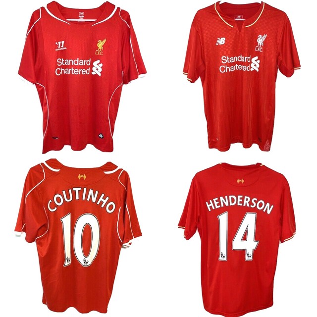 Lot of (2) Standard LFC Liverpool Football Club Jersey Standard Chartered Men M | eBay