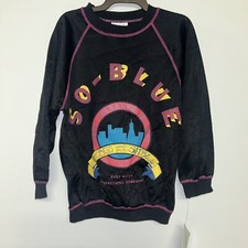 Vintage 1980 s Levi s Girls So-Blue Crewneck, Deadstock NWT, Size Small