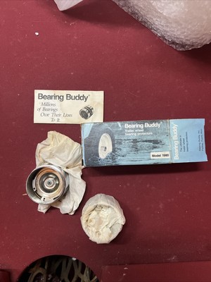 3 Bearing Buddy Trailer Wheel Bearing Protectors Model 1980 In Box