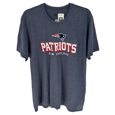 NFL Team Apparel New England Patriots T Shirt Mens XL Red White Blue NEW 