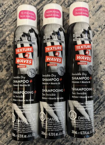 3 Pack MARC ANTHONY True Professional Texture & Waves Tropical Dry Shampoo