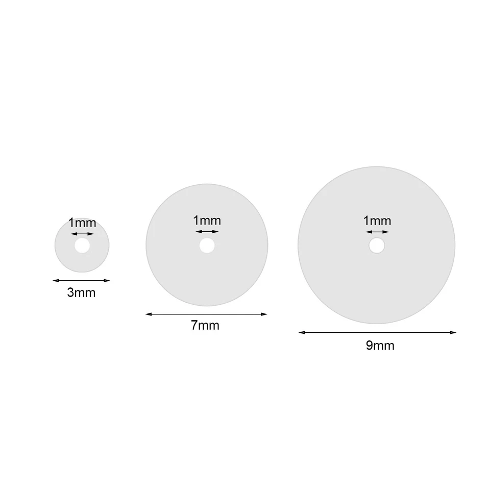 Silicone Piercing Healing Discs Flexible Anti Hyperplasia Saucer For Ear Stud - Image 2 of 4