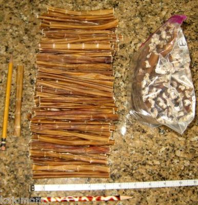 100 pcs 6 inch USA Made Beef Bully Steer STICKS Dog Treat FRESH Natural THIN