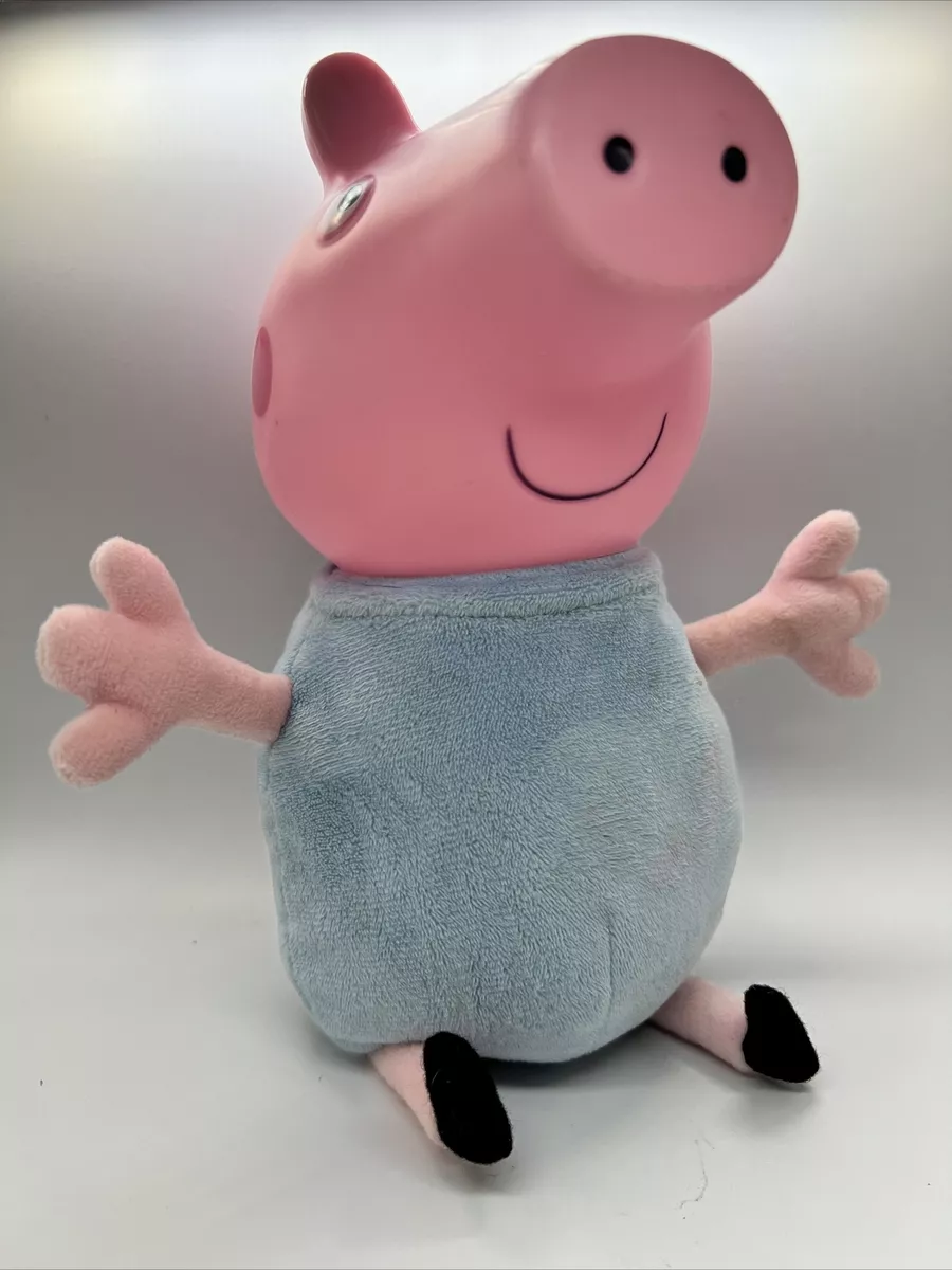 Peppa Pig Talking Glow George Plastic Head Plush Body 10