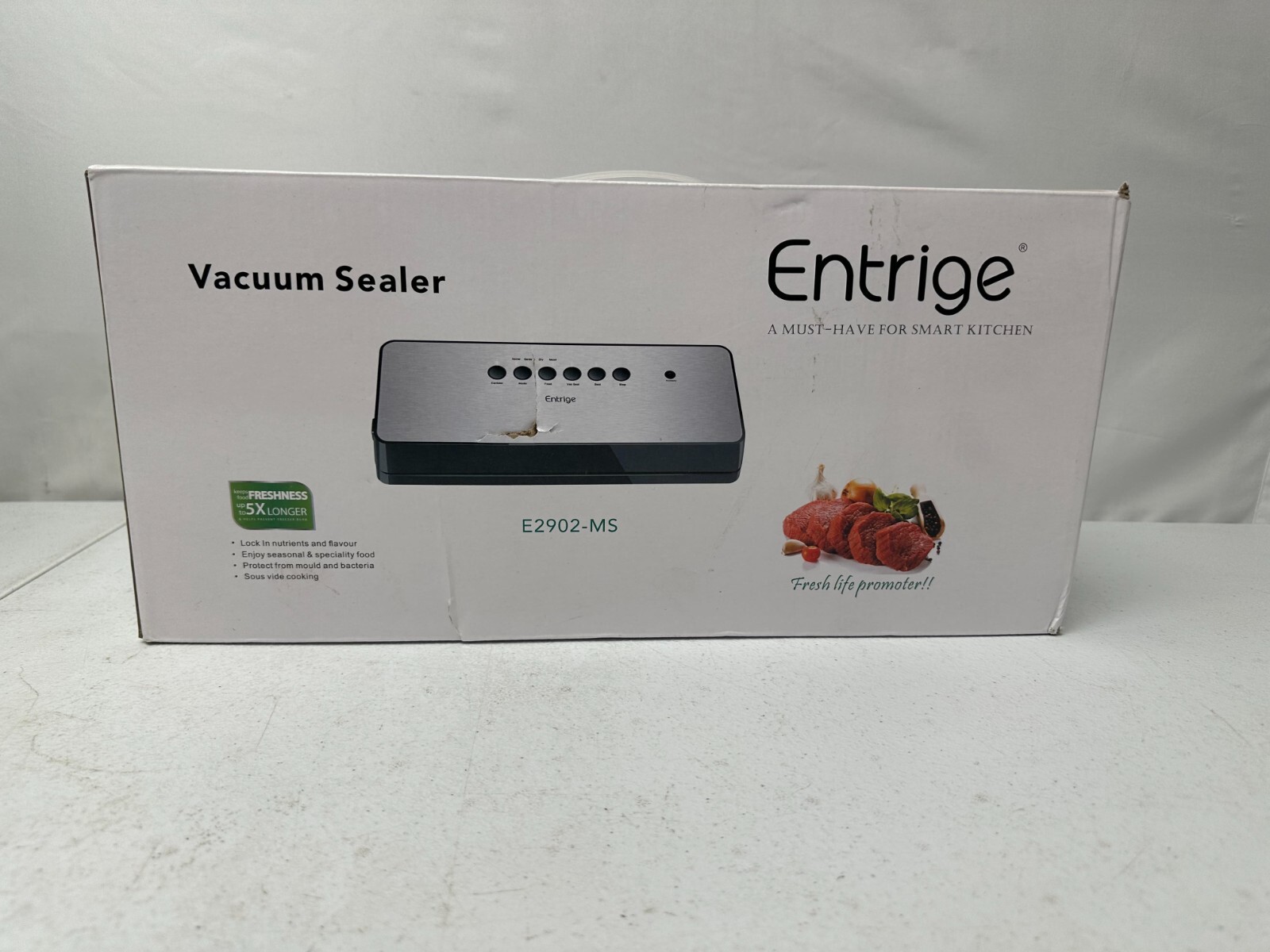 Brand New Entrige Vacuum Sealer Machine, Automatic Food Sealer E2902MS