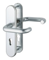 Hoppe Paris Aluminium-Feuerschutz-Schutz-Langschild-TüRgriff-Garnitur... 3919581