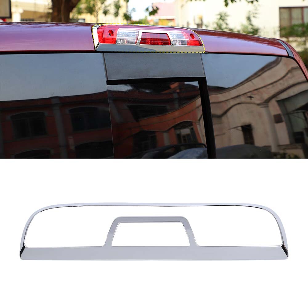Carbon Fiber Look 3rd Brake Light Cover Trim – Fits 2014-2018 Chevy Silverado & GMC Sierra