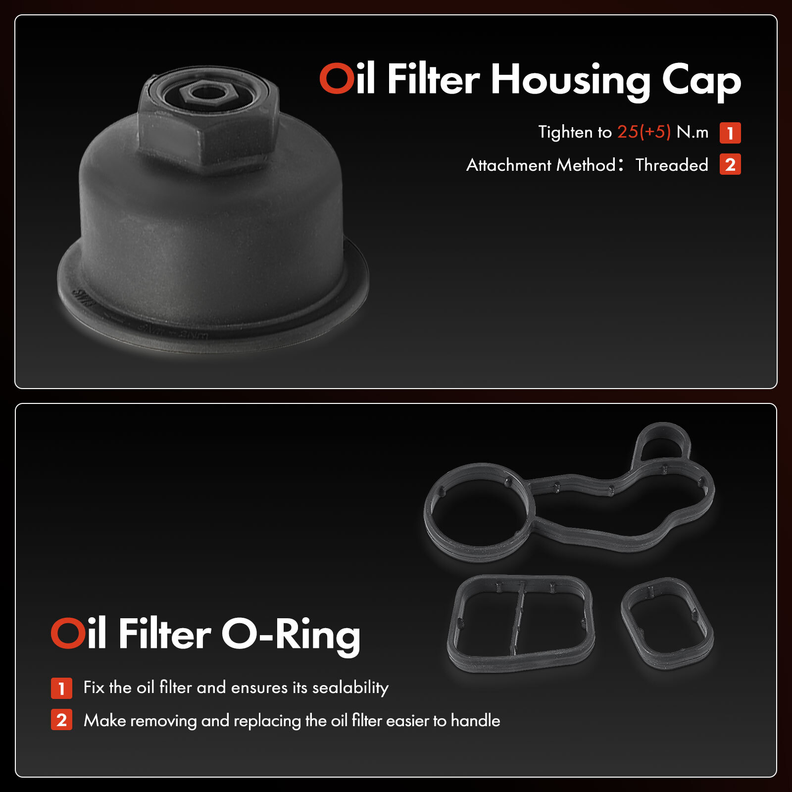 New Engine Oil Cooler Filter Housing Assembly for BMW i8 14-17 19-20 Mini Cooper
