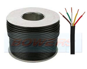 30M METRE ROLL REEL 3 CORE THIN WALL CABLE WIRE 3x 32/0.20mm 1mm² 16.5A AMP 