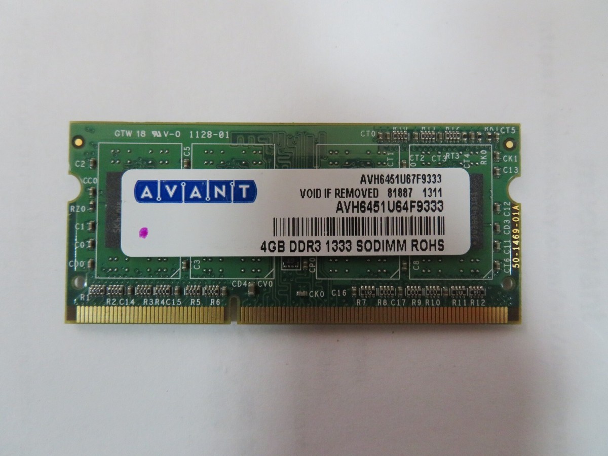 4GB DDR3 1333 MHz 2Rx8 PC3-10600S SODIMM Mini Desktop Laptop