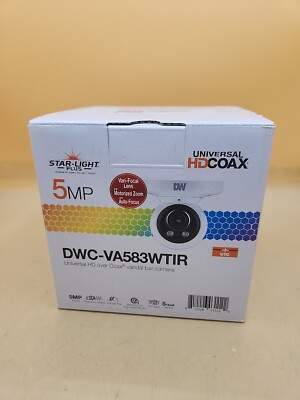 Digital Watchdog DWC-VA583WTIR Security Camera Universal HD Over Coax 5 MP New