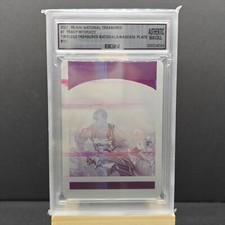 2021 Panini National Treasures Magenta Plate Tracy McGrady #7 1/1 BGN