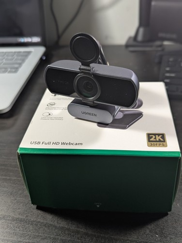 UGREEN 2K Webcam, Webcam for PC Ultra HD 1080P Computer Camera with Microphone