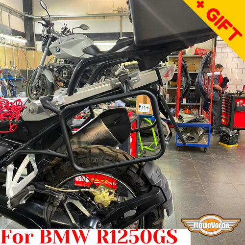 For BMW R1250GS Pannier rack R 1250 GS Side carrier collapsible design ...