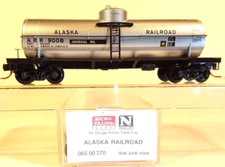 N Micro-Trains MTL 065 00 270 39ft Single Dome Tanker Alaska RR ARR #9008 NIB