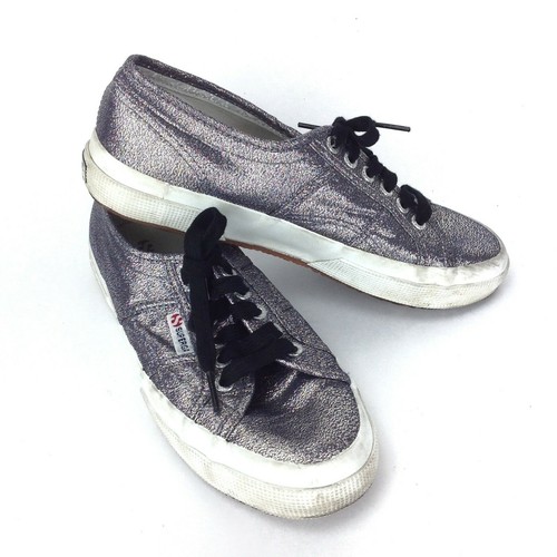 superga silver glitter