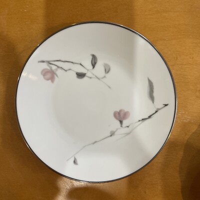 ROSENTHAL GERMANY JAPANESE QUINCE CHERRY BLOSSOM BREAD & BUTTER SET OF 4 BONE CH