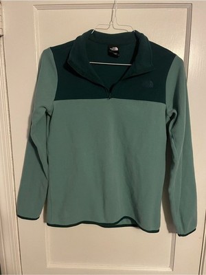 The North Face Women s TKA Glacier quarter-zip fleece in Sage green Sz M