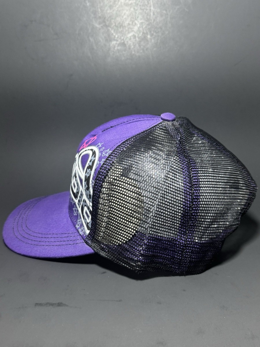 Y2K ADIO Heartagram HIM Skateboard Mesh Back Hat One Size Rare | eBay