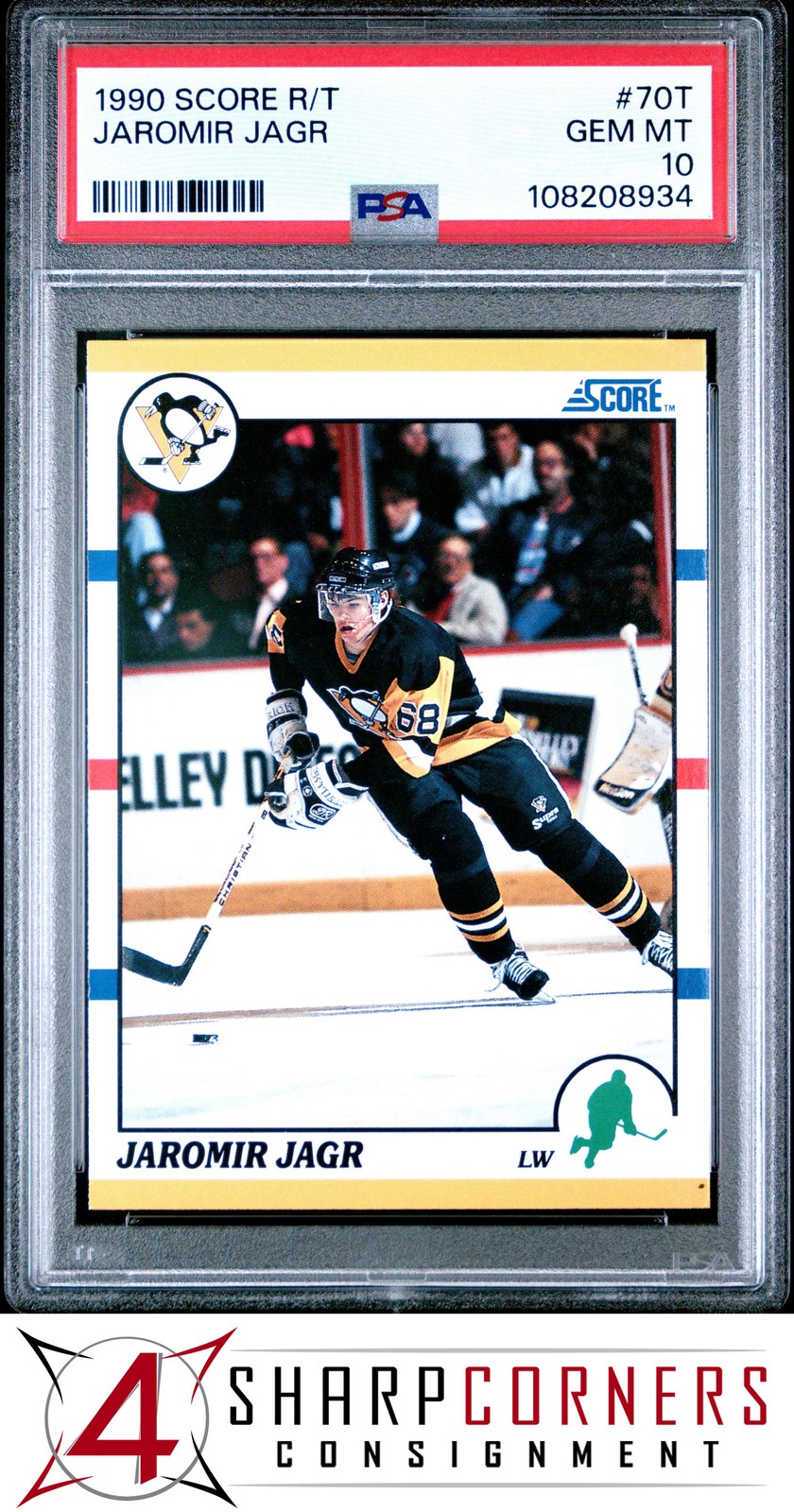 1990 SCORE ROOKIE TRADED #70T JAROMIR JAGR RC PSA 10